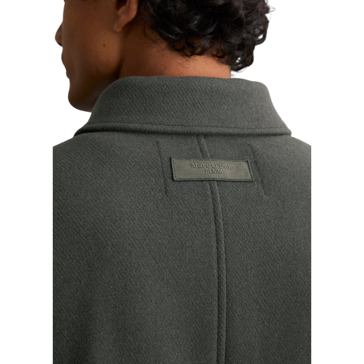 Veste en laine coupe classique en laine mélangée contenant des fibres recyclées noir, MARC O’POLO DENIM