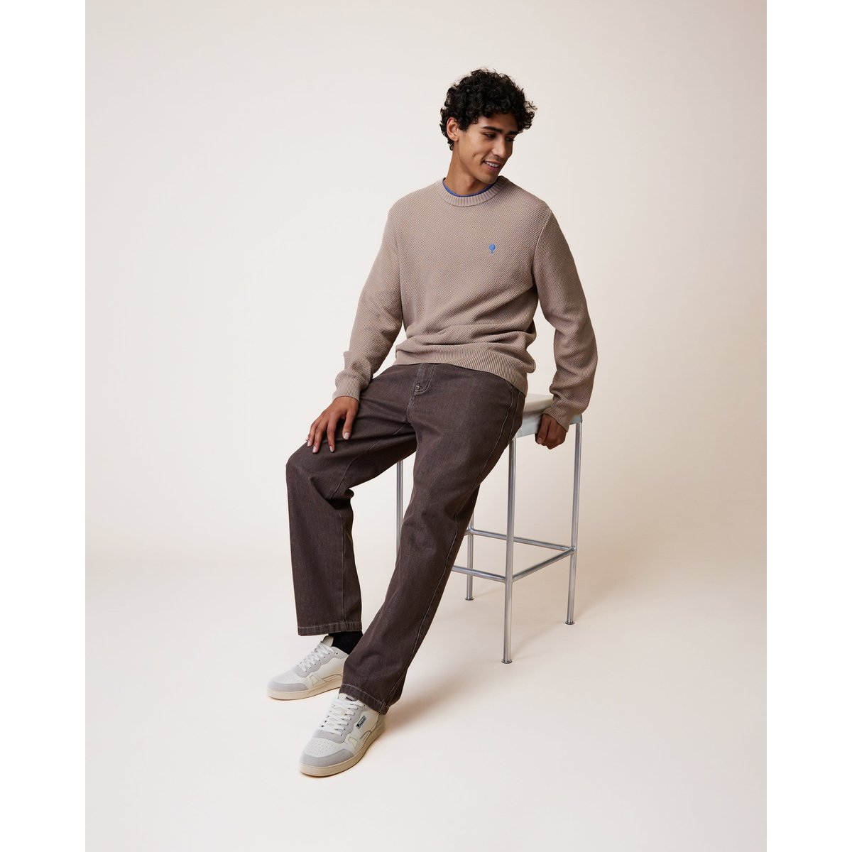 Jean denim chocolat, FAGUO