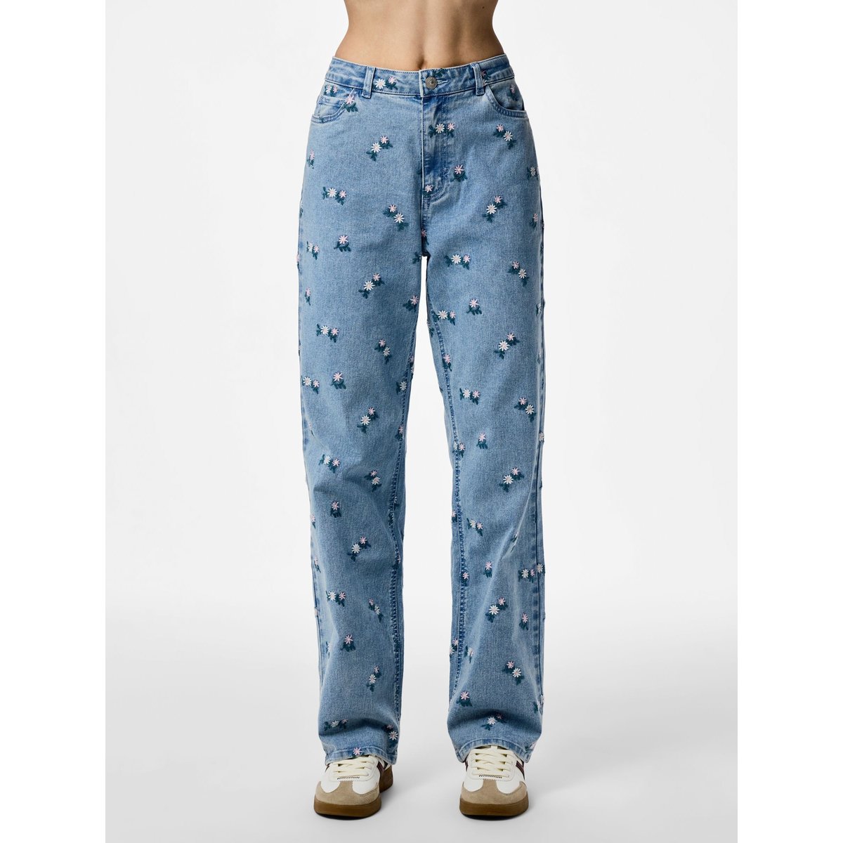 Jean Droit light blue denim, PIECES