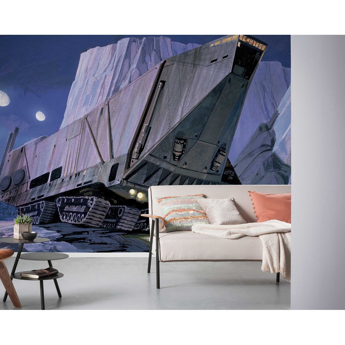 Papier peint Komar - Star Wars Classic RMQ Sandcrawler - 500 x 250 cm violet, HEXOA