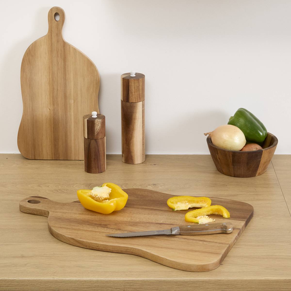 Planche à découper en acacia ACACIA beige, 5FIVE SIMPLY SMART