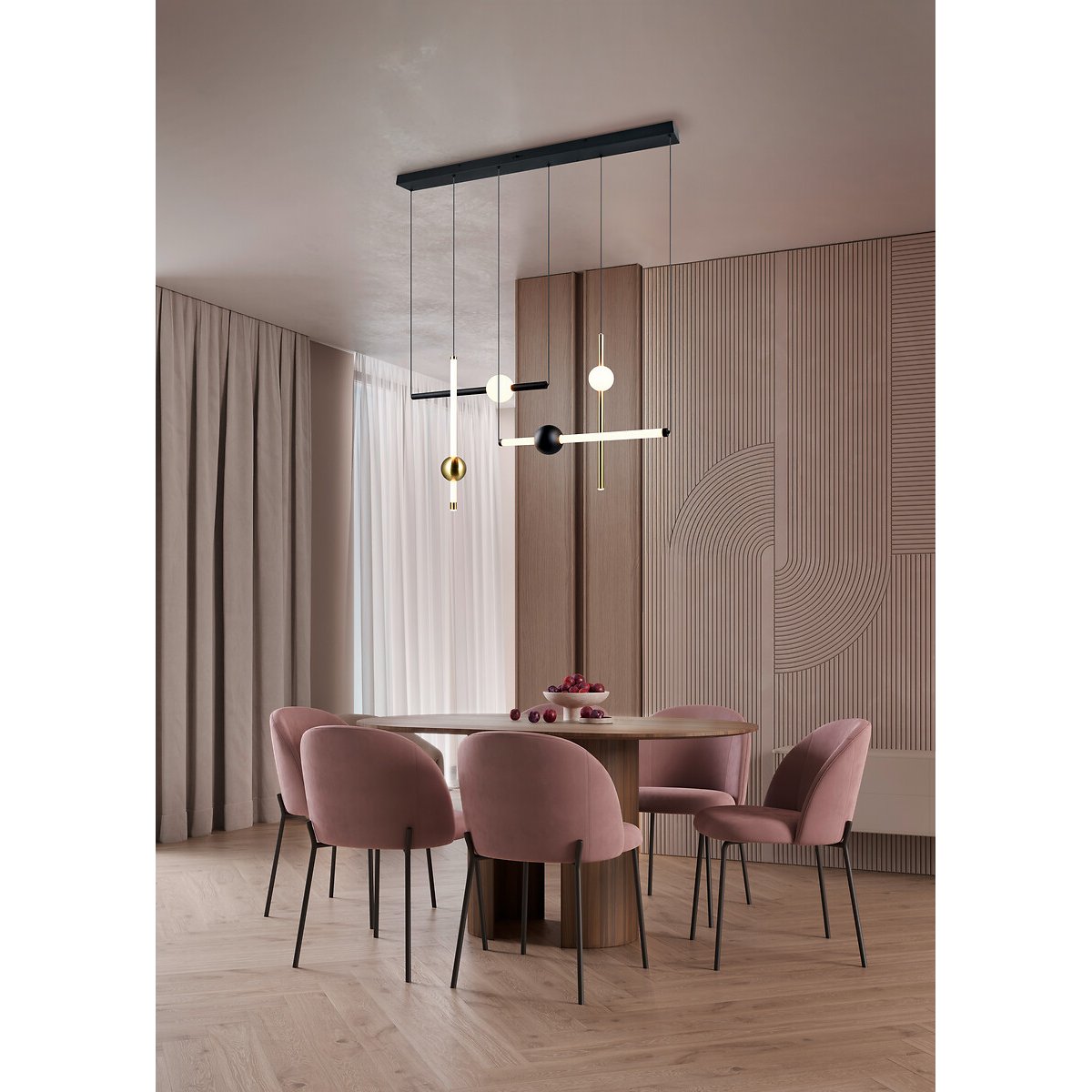 Suspensão Melita, da Trio Lighting preto , TRIO LIGHTING