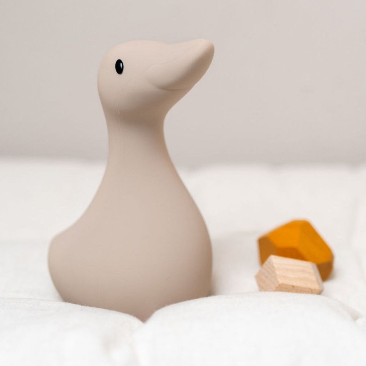 Veilleuse tactile rechargeable beige, FLOW