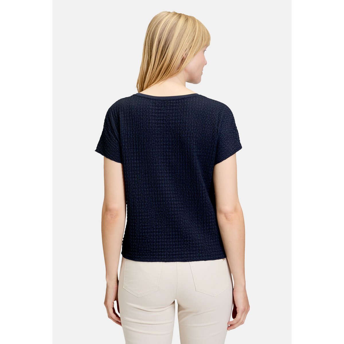 T-Shirt avec structure à encolure bateau dark sky, BETTY BARCLAY