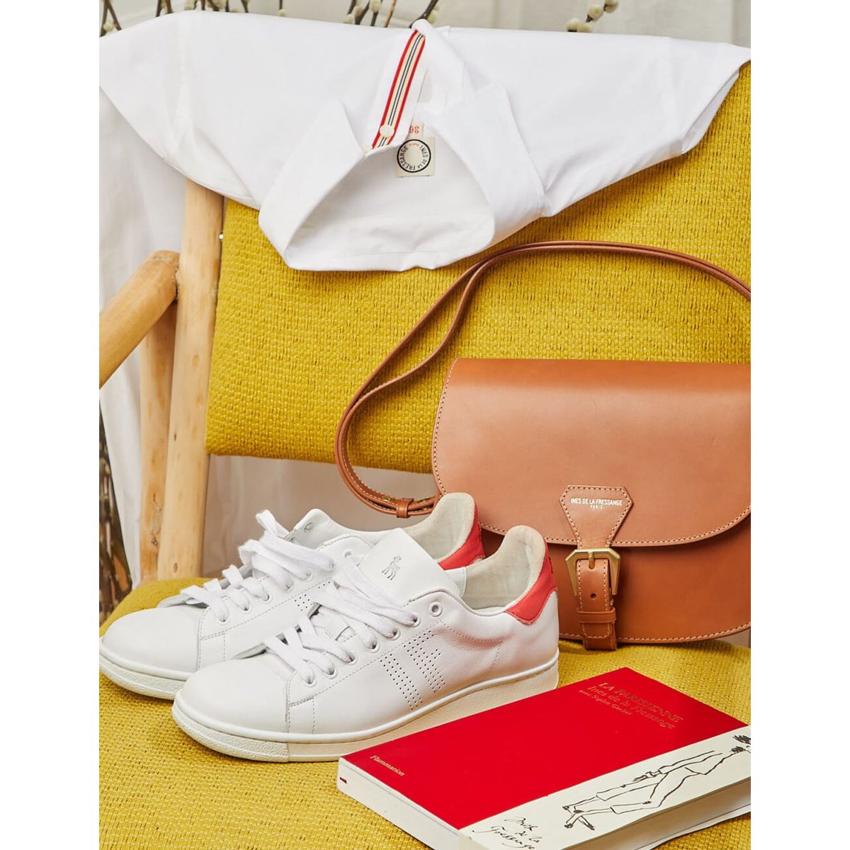 Sneakers charly noir, INES DE LA FRESSANGE PARIS