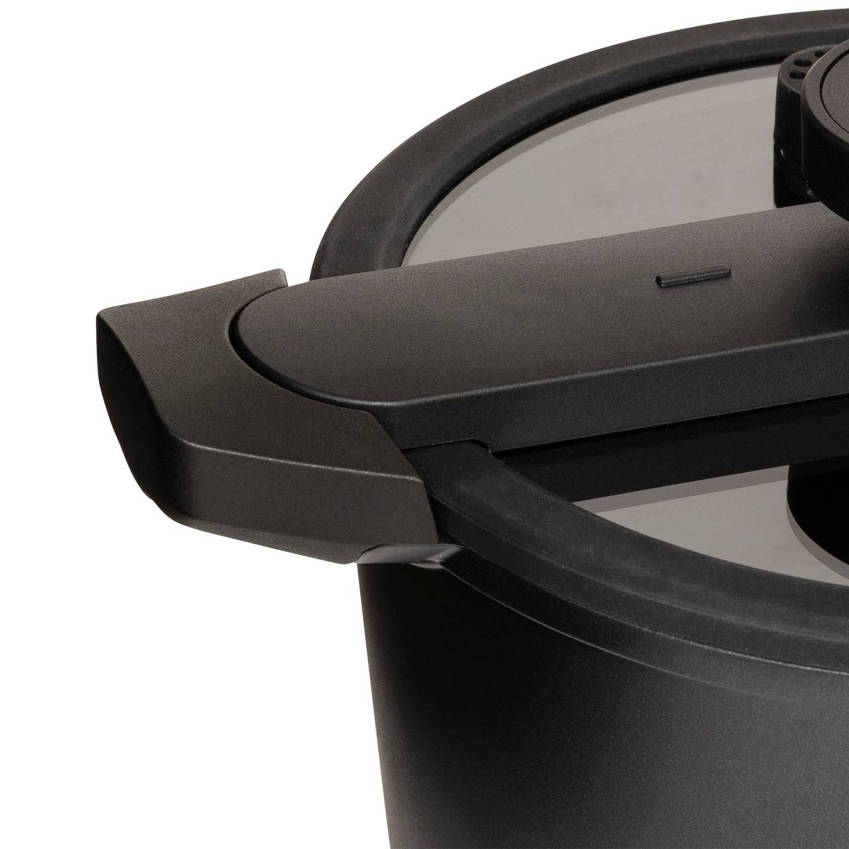 Cocotte 6L en fonte d'aluminium EVOLUTION noir, 5FIVE SIMPLY SMART