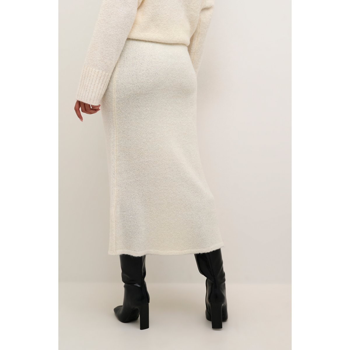 Skirt blanc chalk, KAFFE