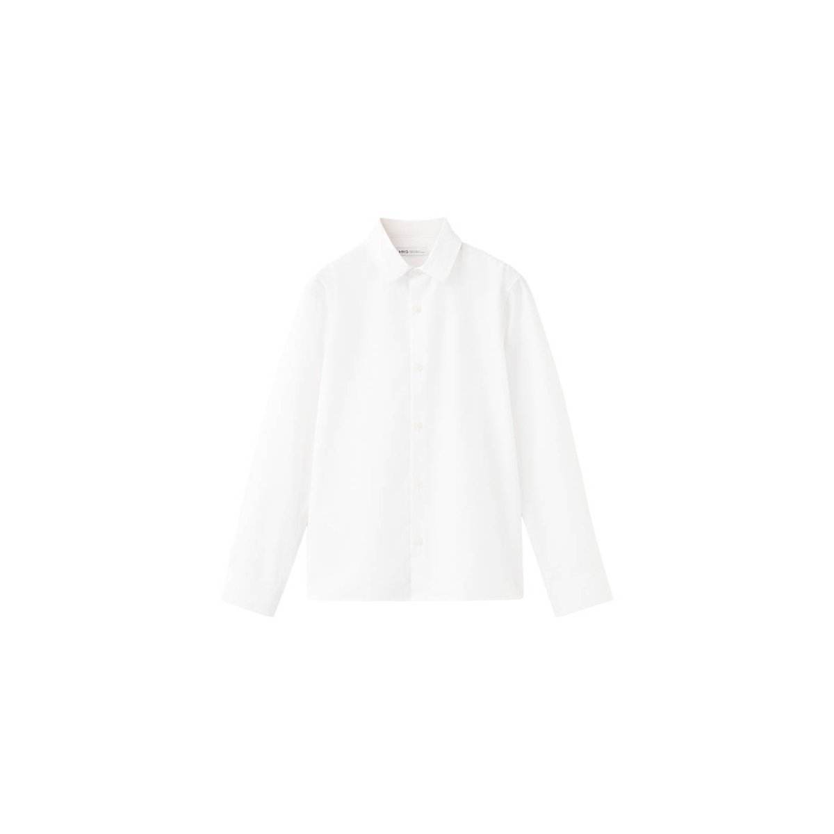 Chemise oxford en coton blanc, MANGO KIDS