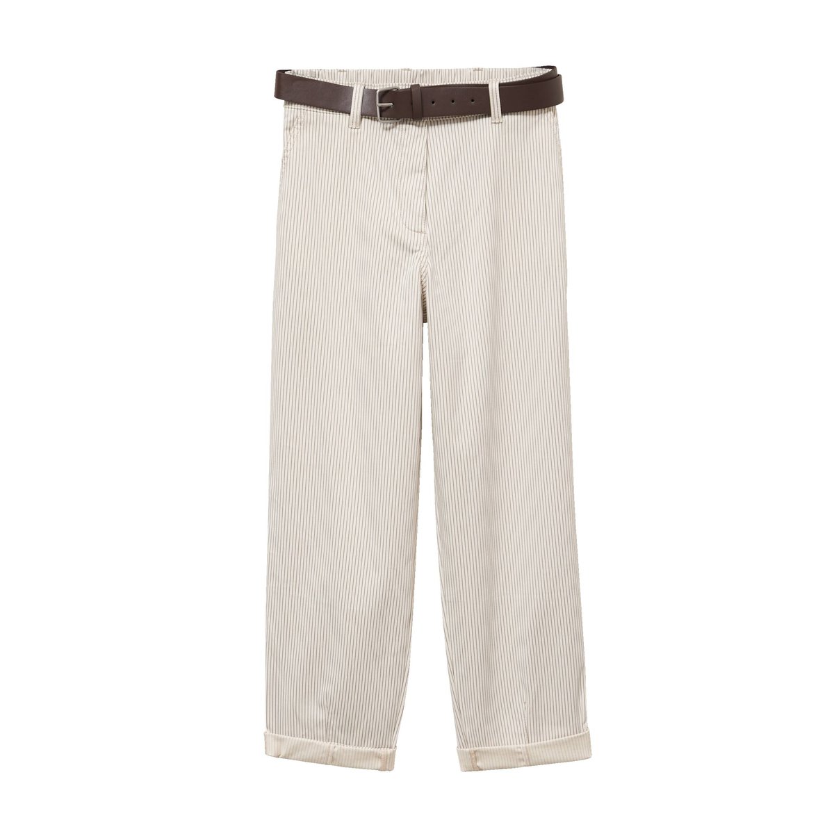 Pantalon chino 7/8ème taille élastiquée blanc, CACHE CACHE