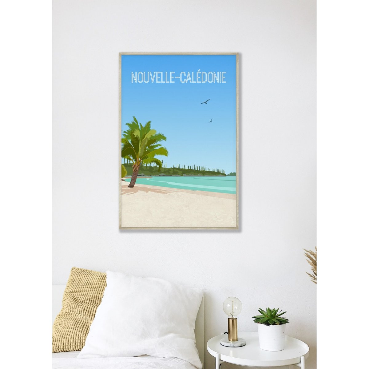 Affiche Nouvelle-Calédonie blanc, L'AFFICHERIE