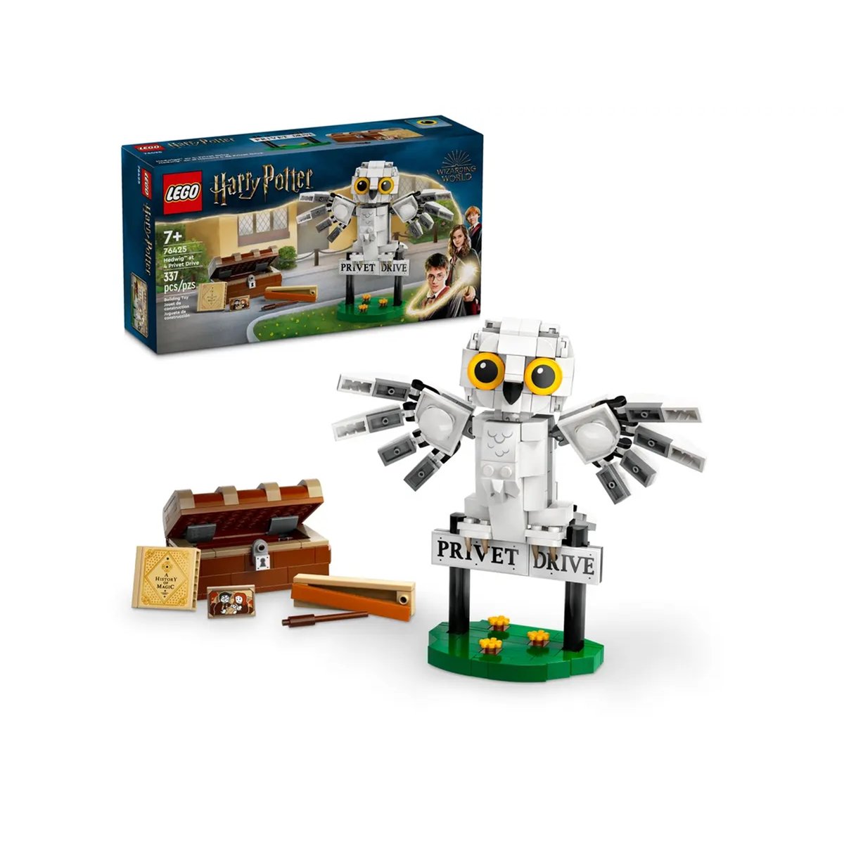 LEGO Harry Potter - Set Hedwige au 4 Privet Drive - 76425 pour les jeunes sorciers multicolore, LEGO