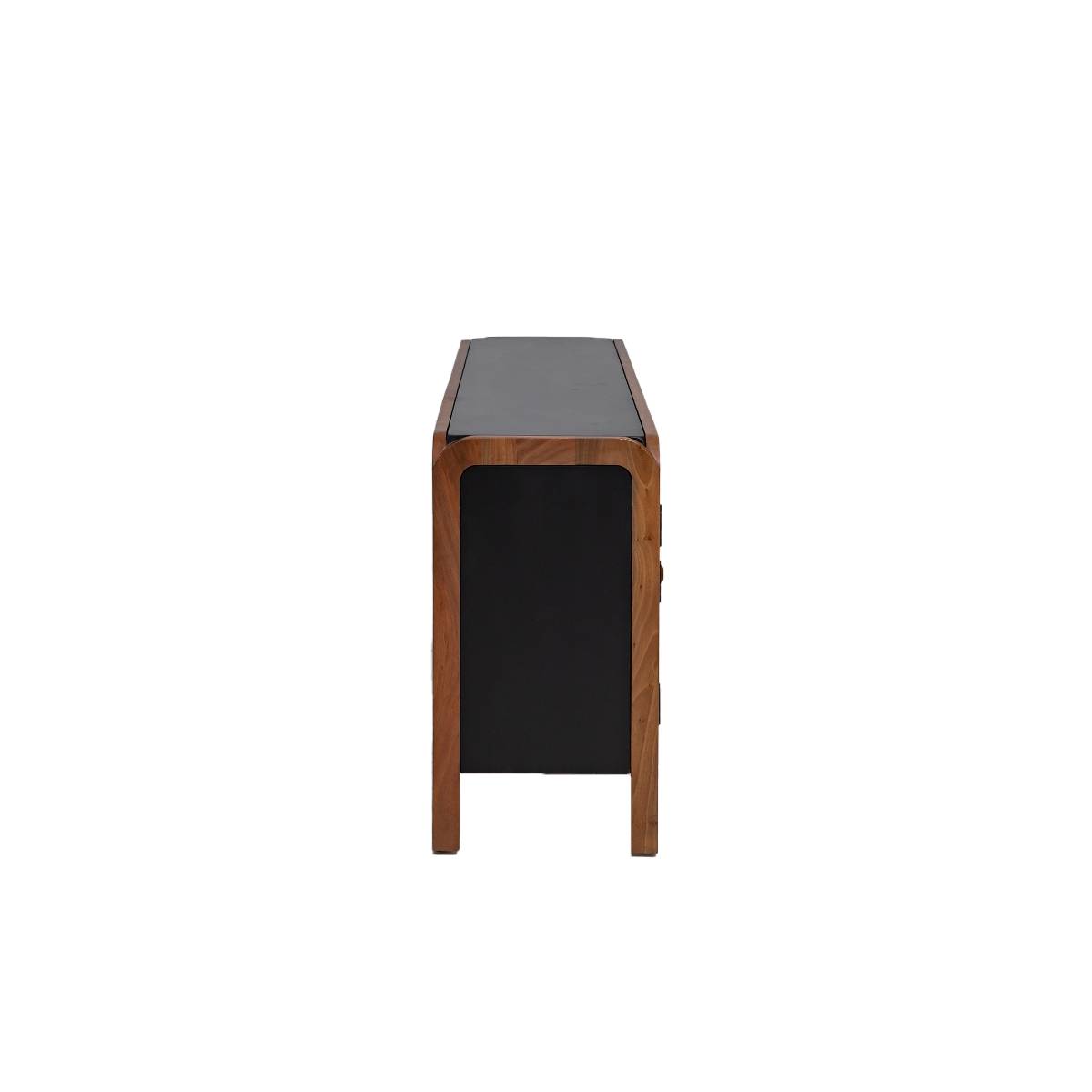 Buffet en bois de manguier ROMY noir, MADE IN MEUBLES 