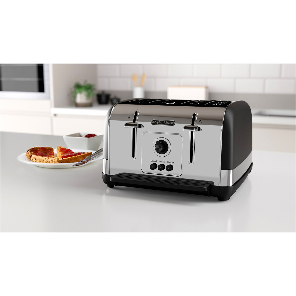 Venture 4-Slice Toaster black, MORPHY RICHARDS
