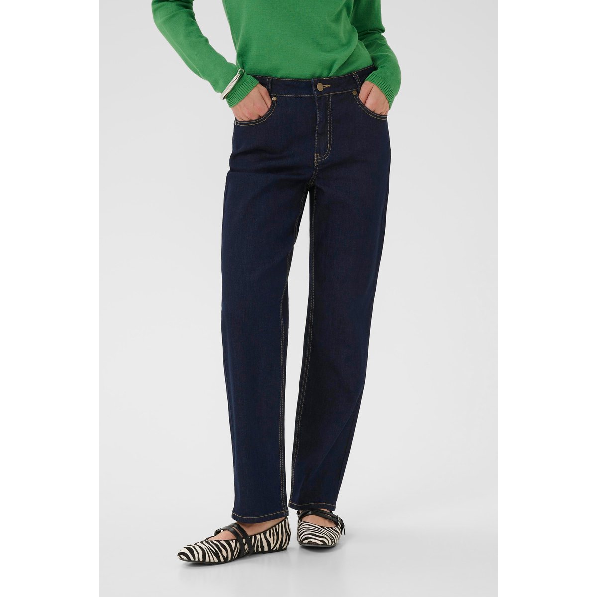 Jeans bleu rinse wash, CULTURE