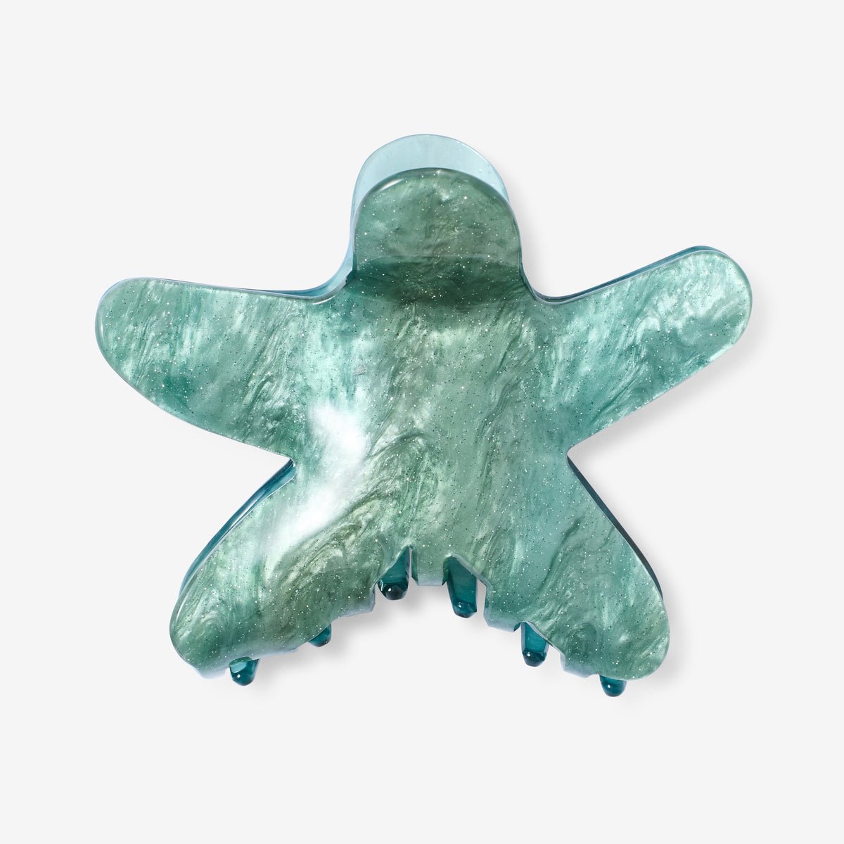 Pince à cheveux étoile de mer bleu turquoise bleu, BALABOOSTE