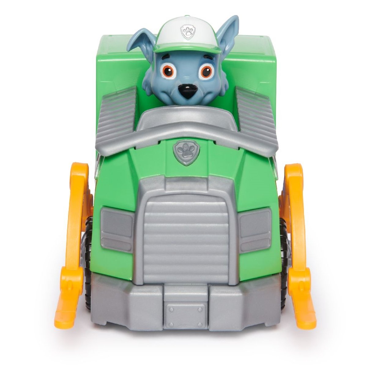 La Pat Patrouille Camion de recyclage avec la figurine de Rocky multicolore, SPIN MASTER