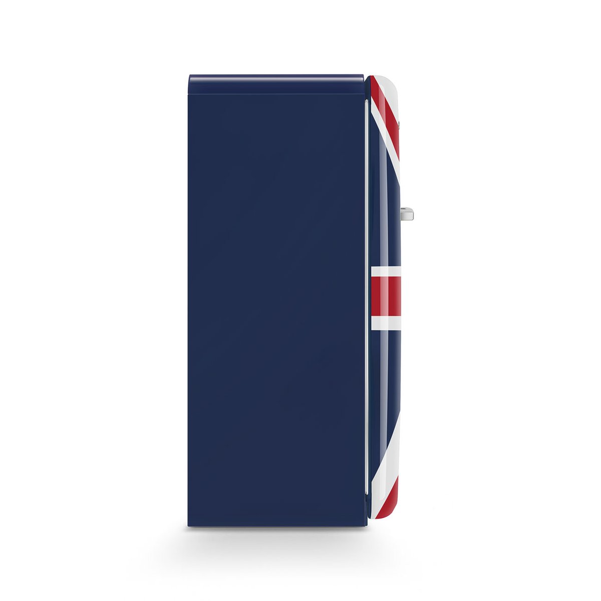 Réfrigérateur 1 porte poignée à gauche FAB28 drapeau royaume-uni brillant, SMEG