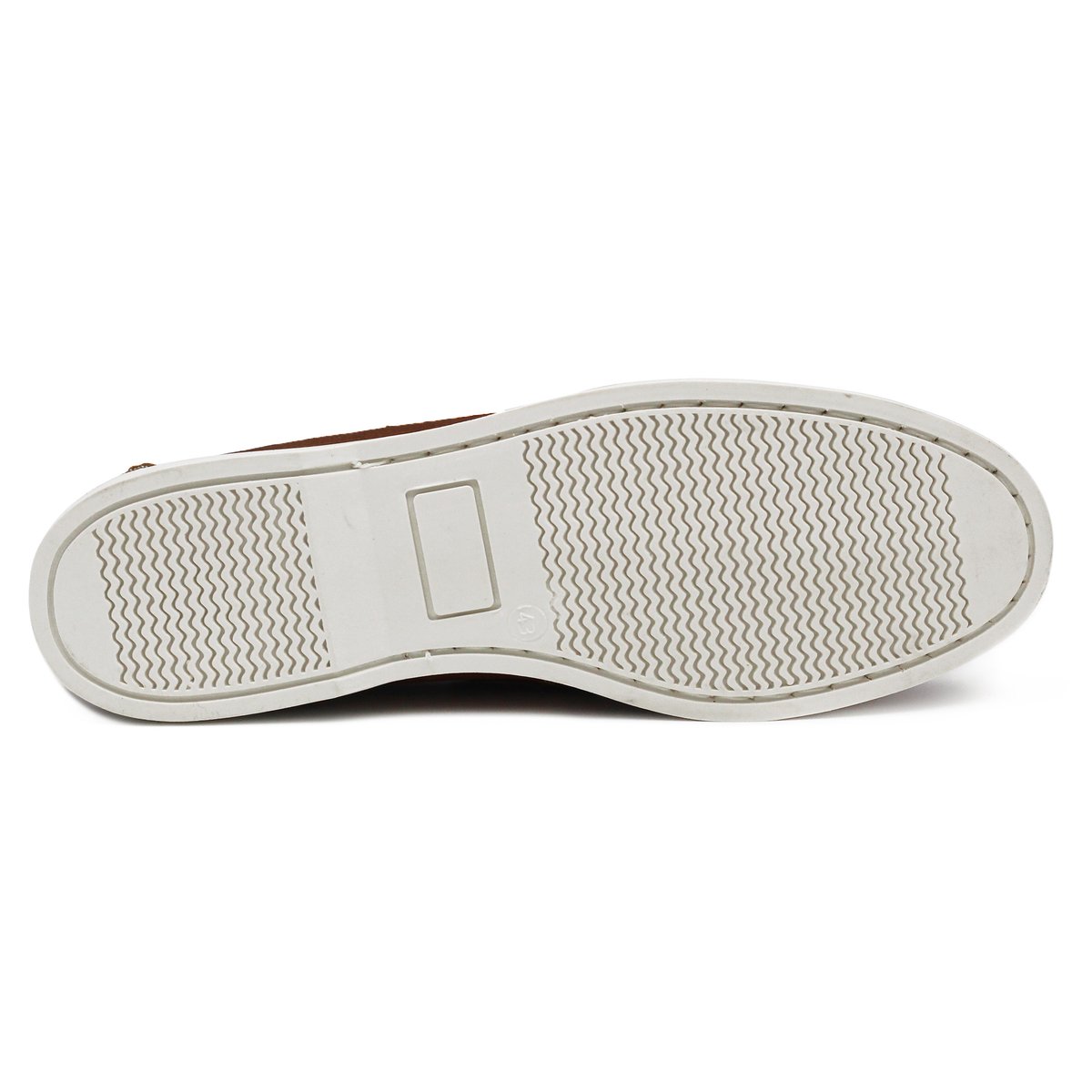 Chaussures bateau cuir mat brossé cognac, JULES & JENN