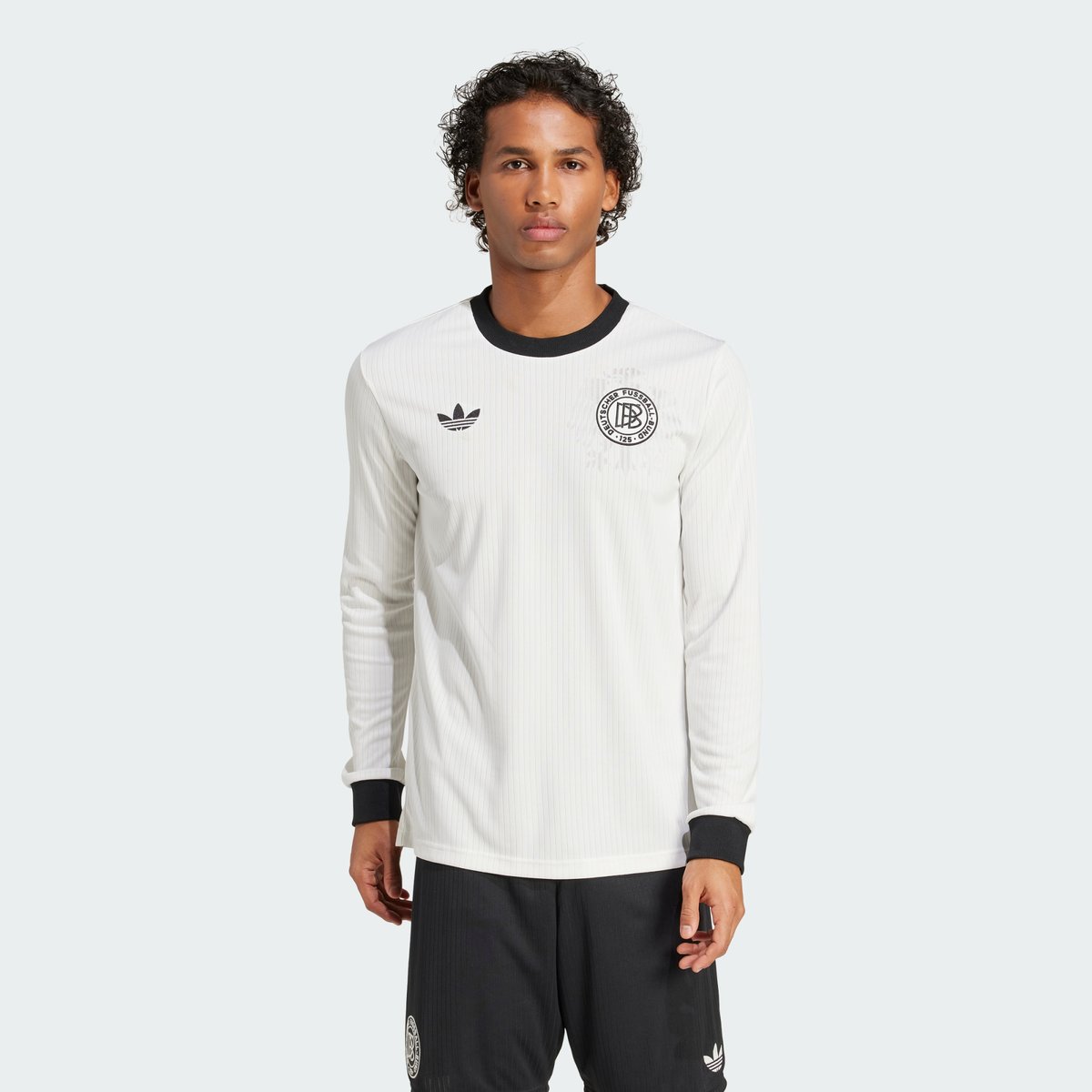Maillot Manches Longues Allemagne Anniversary Maillot Manches Longues Allemagne Anniversary cloud white / black, adidas Performance