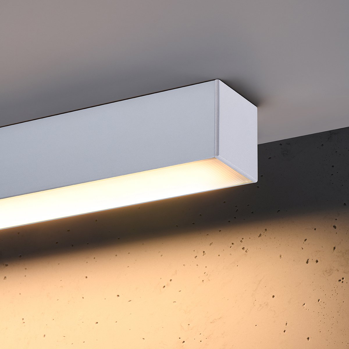 Plafonnier Aluminium Blanc LED 1 Pinne blanc, EDEN