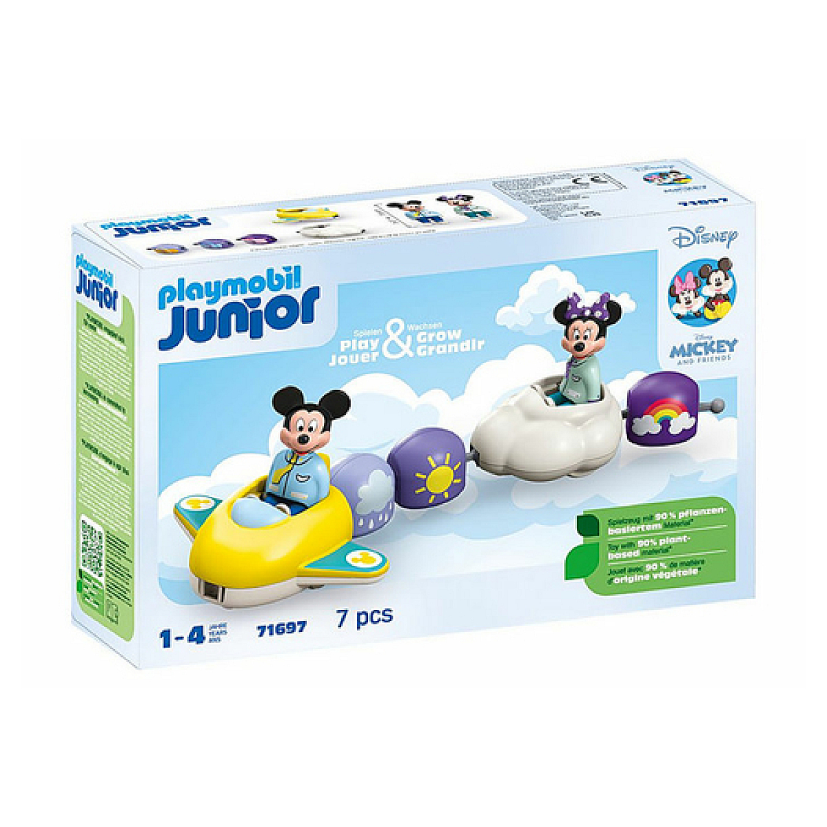 71697 - Train nuage  Mickey Minnie couleur unique, PLAYMOBIL