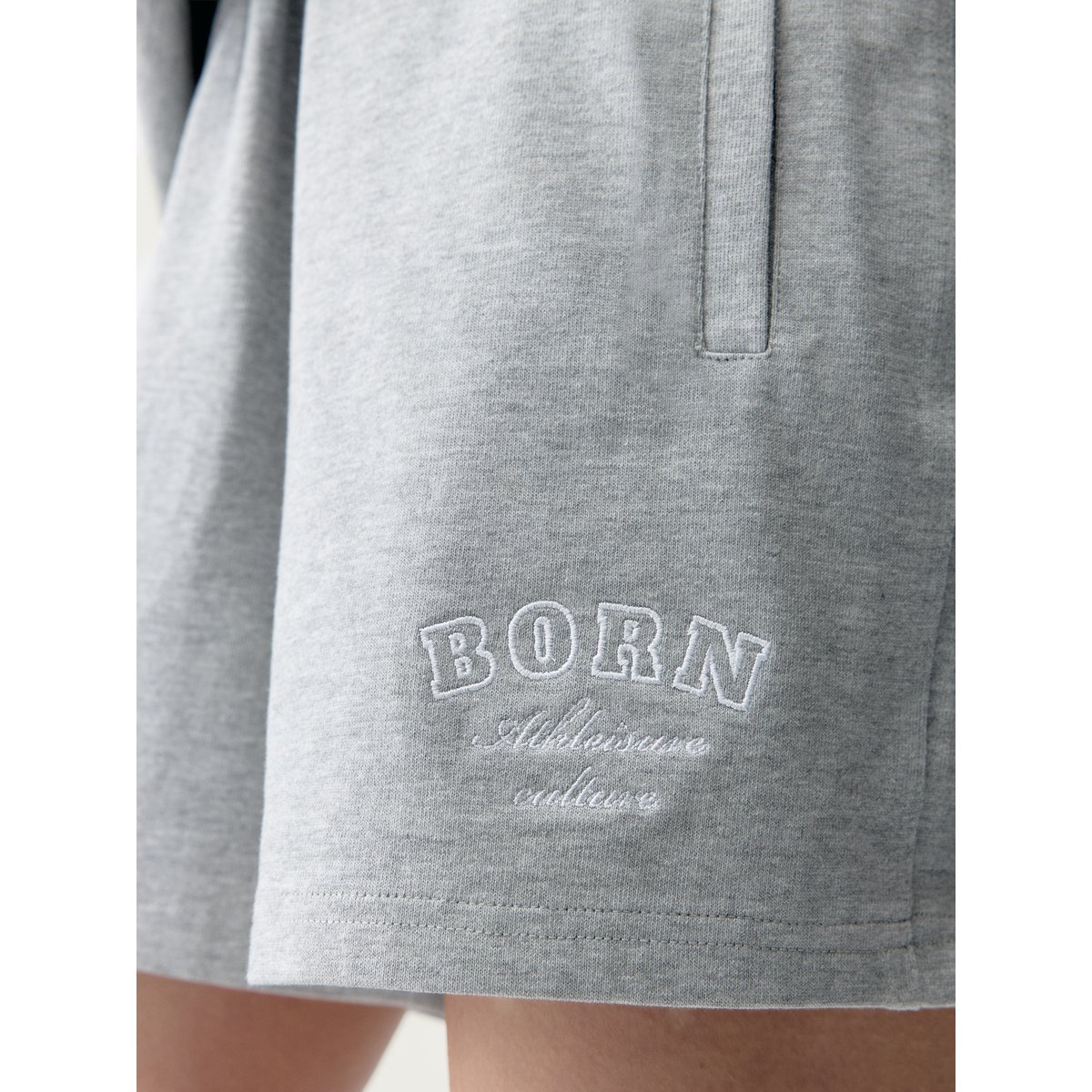 Short sport Recovery Performance COURT gris clair, BORN
