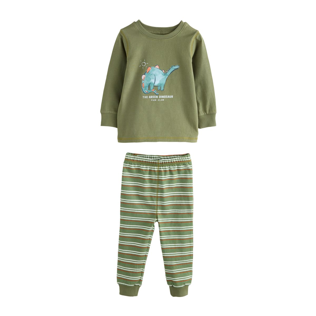 Pyjama douillet, lot de 3 croquis de dinosaure vert/orange, NEXT
