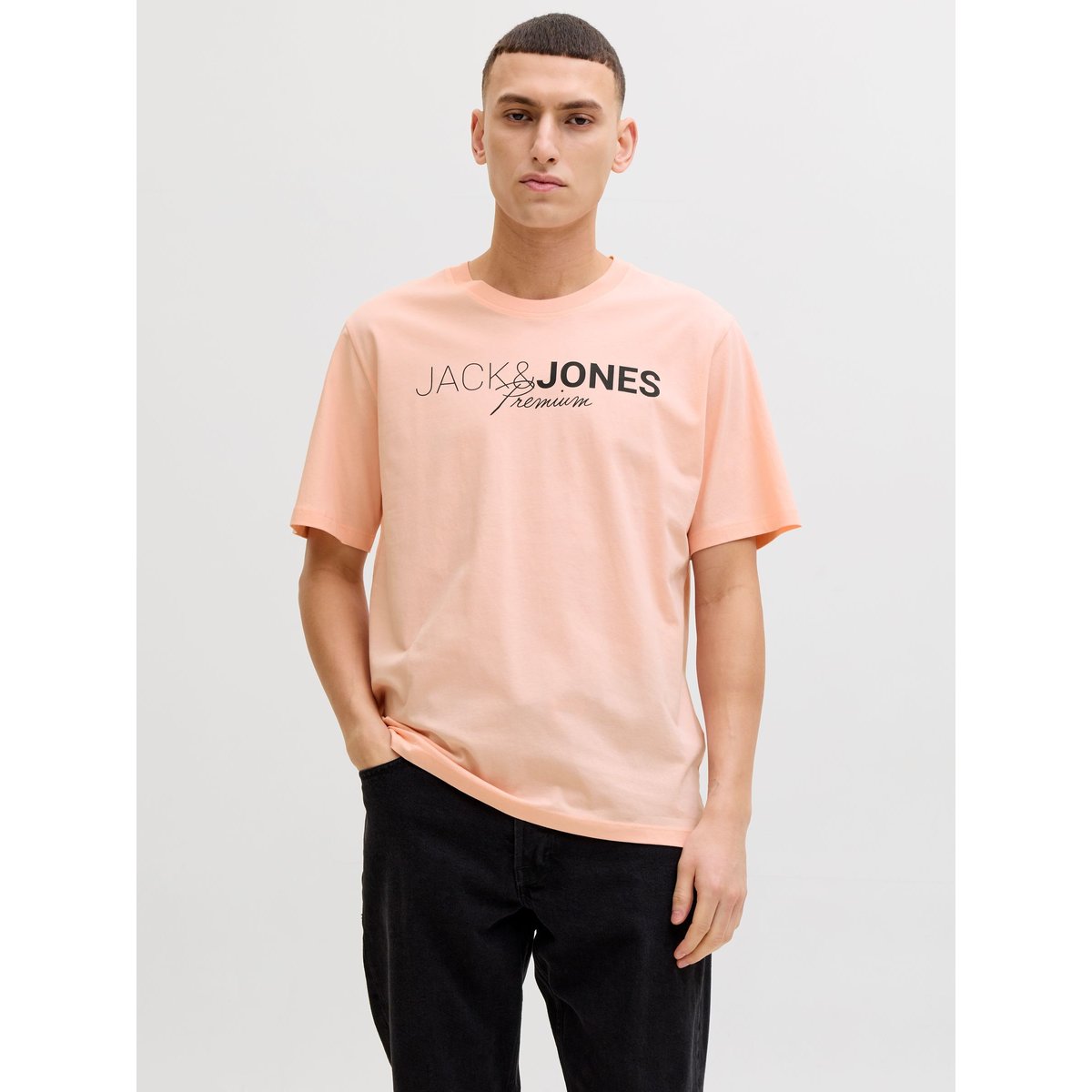 T-Shirt white, JACK & JONES