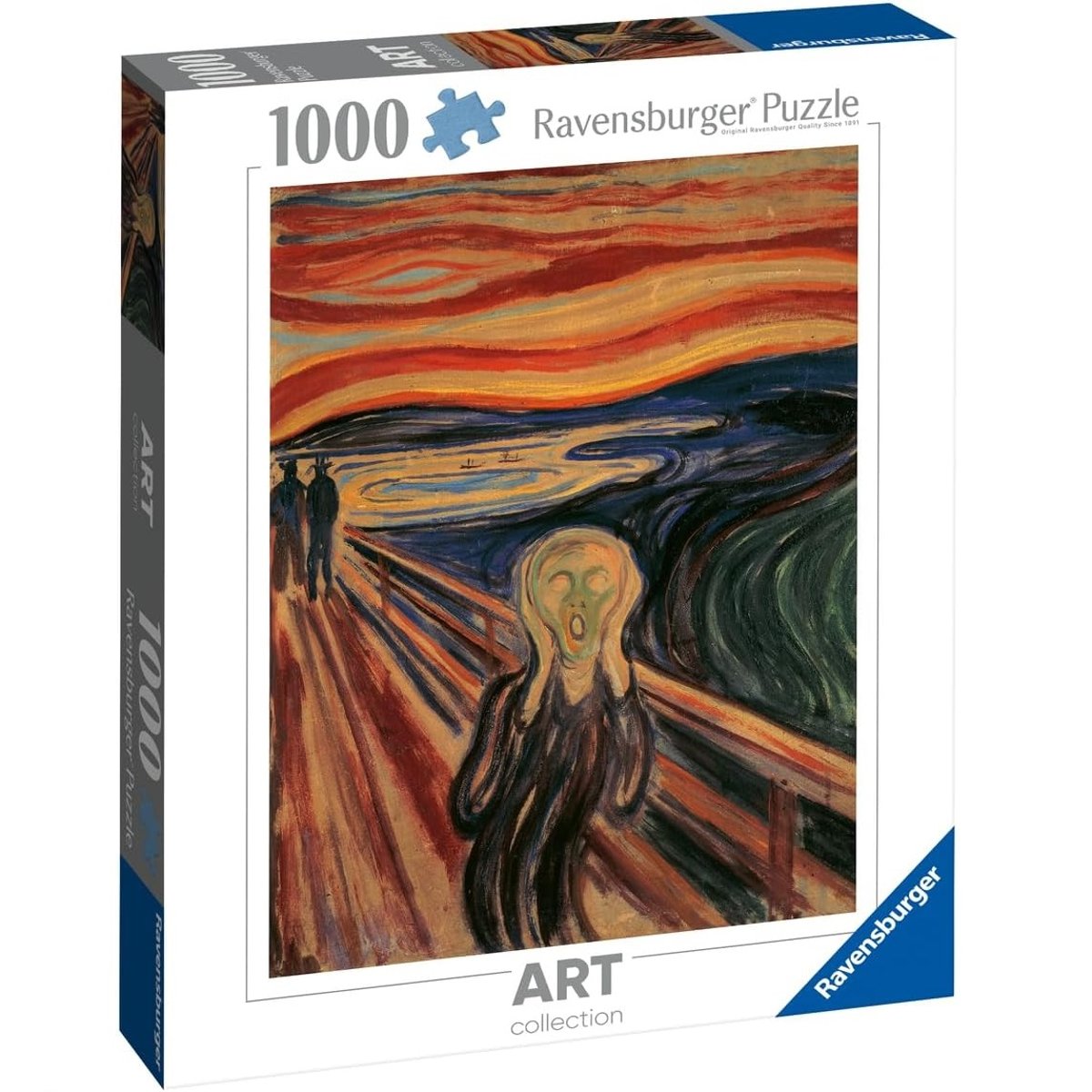 Puzzle Le Cri Edvard Munch 1000 pcs blanc, RAVENSBURGER