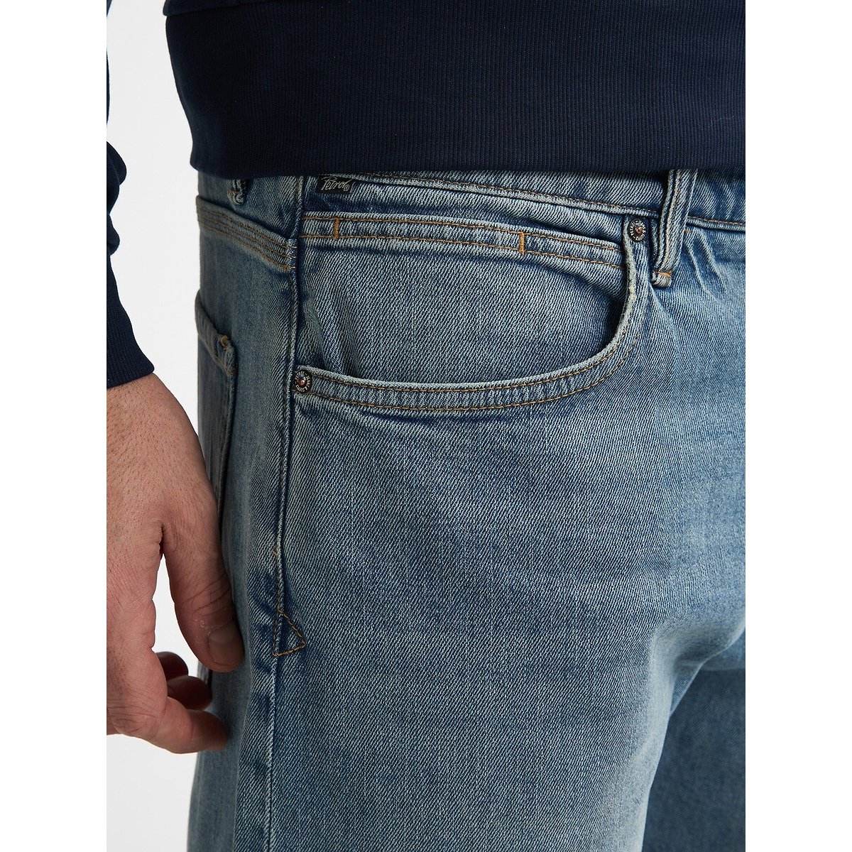 Jeans loose fit LEWIS blu sbiadito, PETROL INDUSTRIES