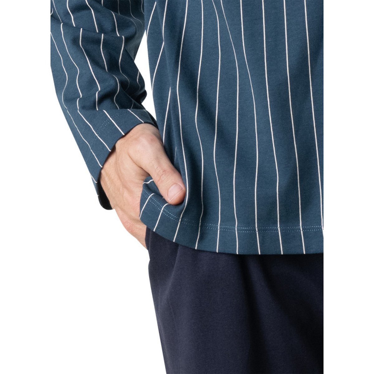 Pyjama long SPORT CLUB bleu, EMINENCE