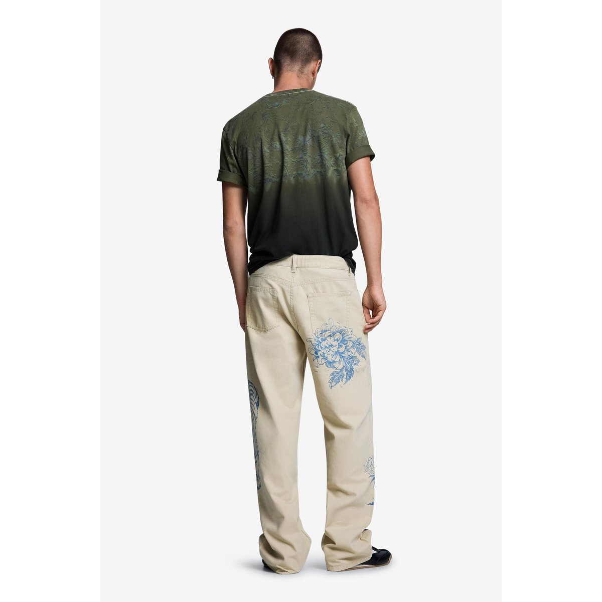 Pantalon imprimé multicolore, DESIGUAL
