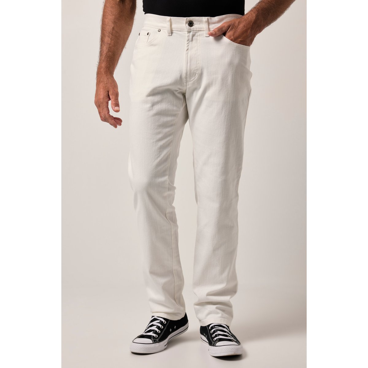 Jean, 5 poches. Coupe Straight Fit blanc cassé, JP1880