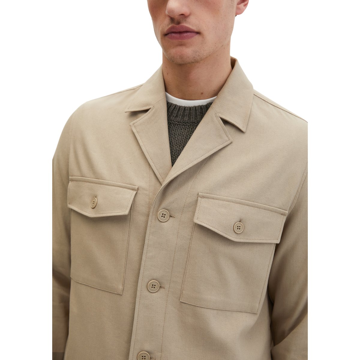 Survêtement régulier en lin fonctionnel doux beige, MARC O'POLO