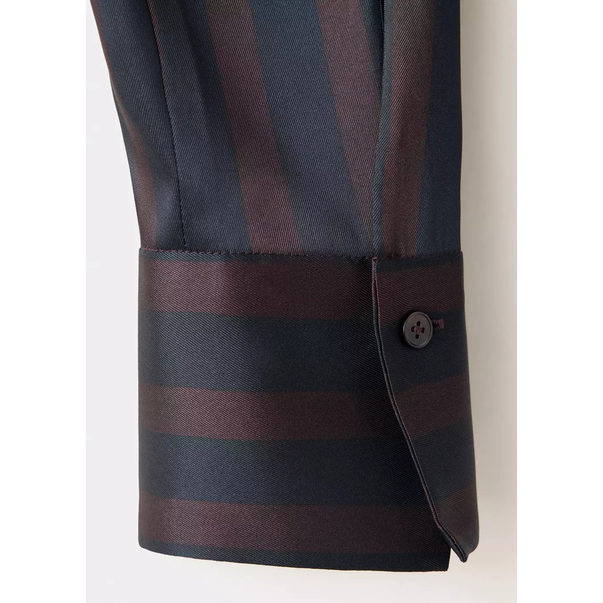 Blouse à rayures avec brandebourgs bleu marine foncé, MANGO