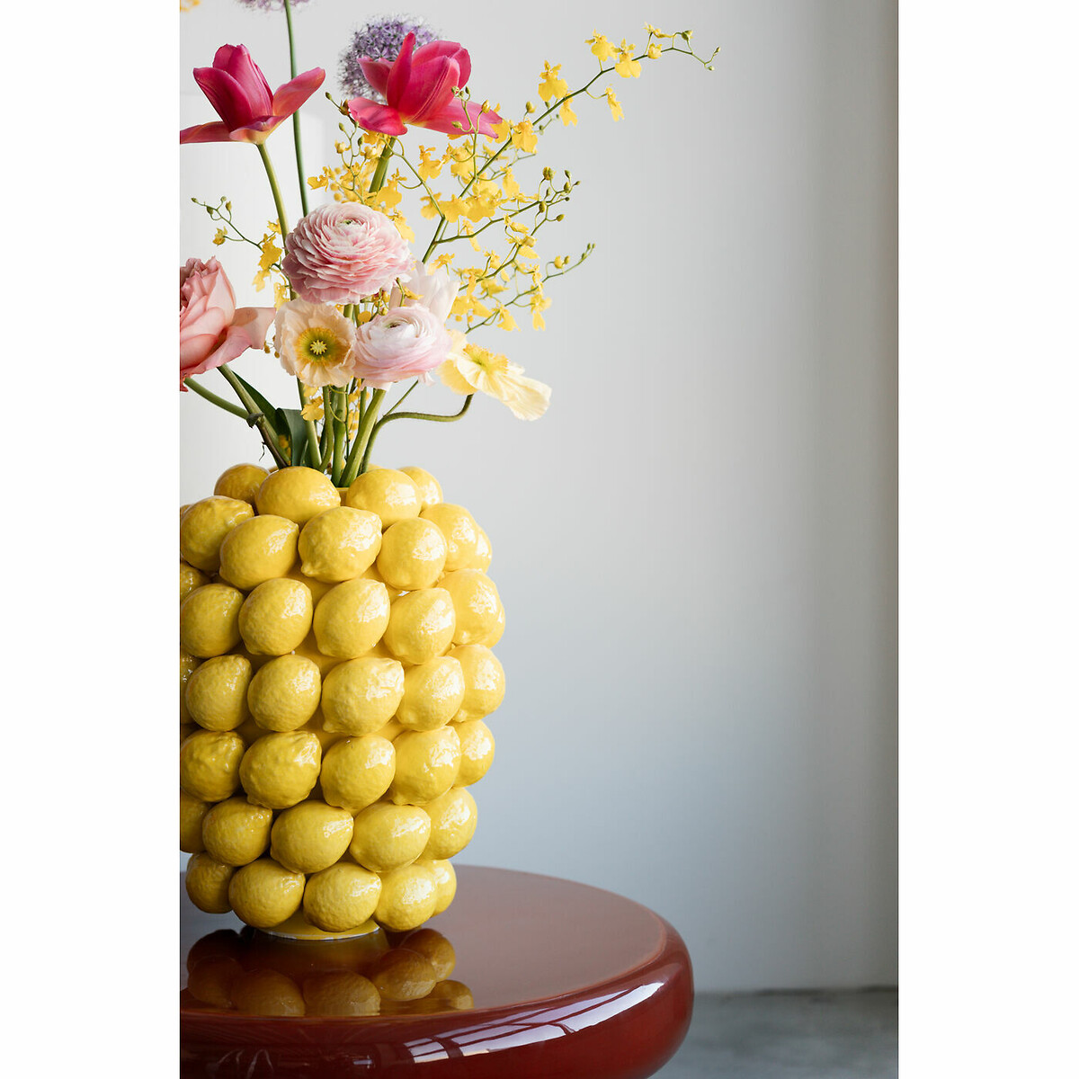 Vase Lemon Juice 40cm gelb, KARE DESIGN