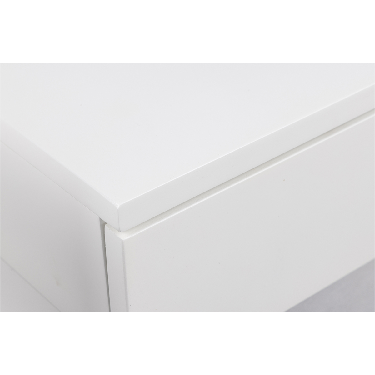Table de chevet murale avec tiroir L40 cm NASTY blanc, MILIBOO