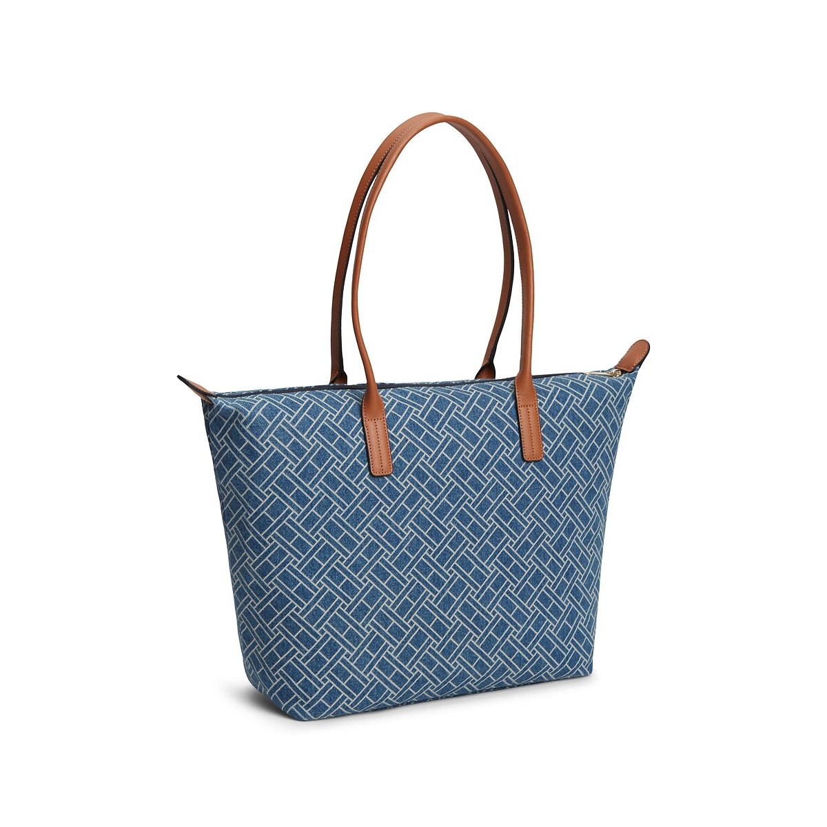 Tote Bag POPETTE DENIM FLAG blue denim, TOMMY HILFIGER