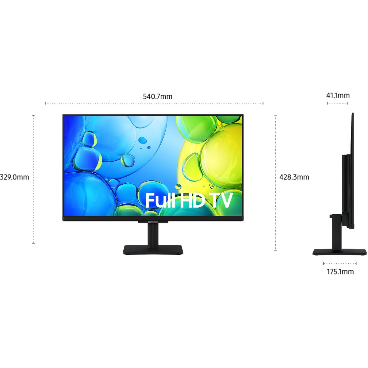 TV LED TU24F6005 (2025) 24" (60 cm) couleur unique, SAMSUNG