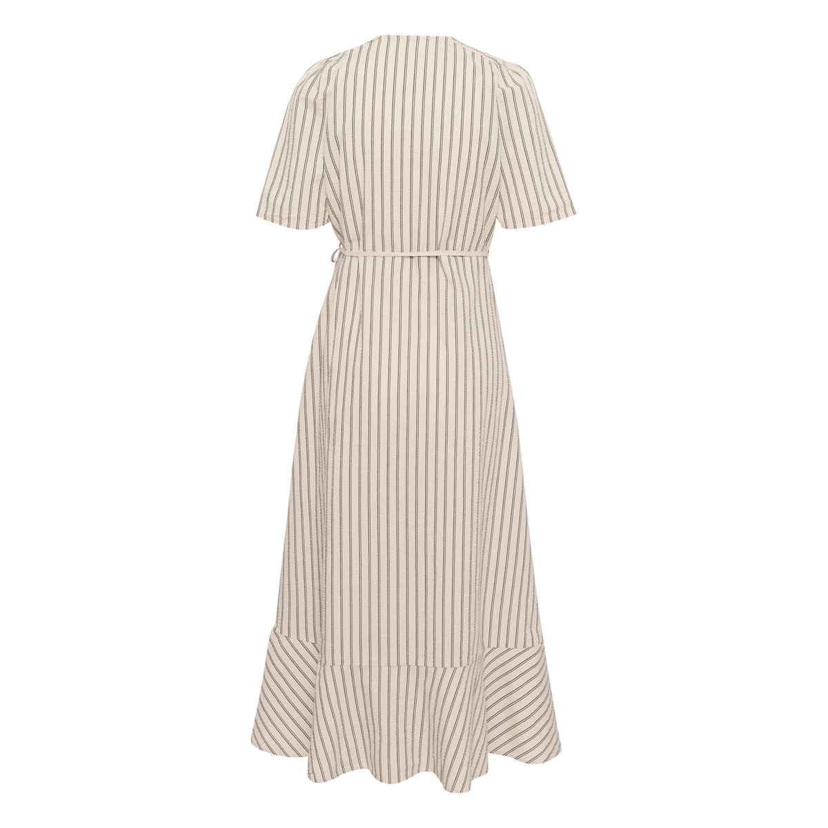 Robe beige avec noir rayé, SOAKED IN LUXURY