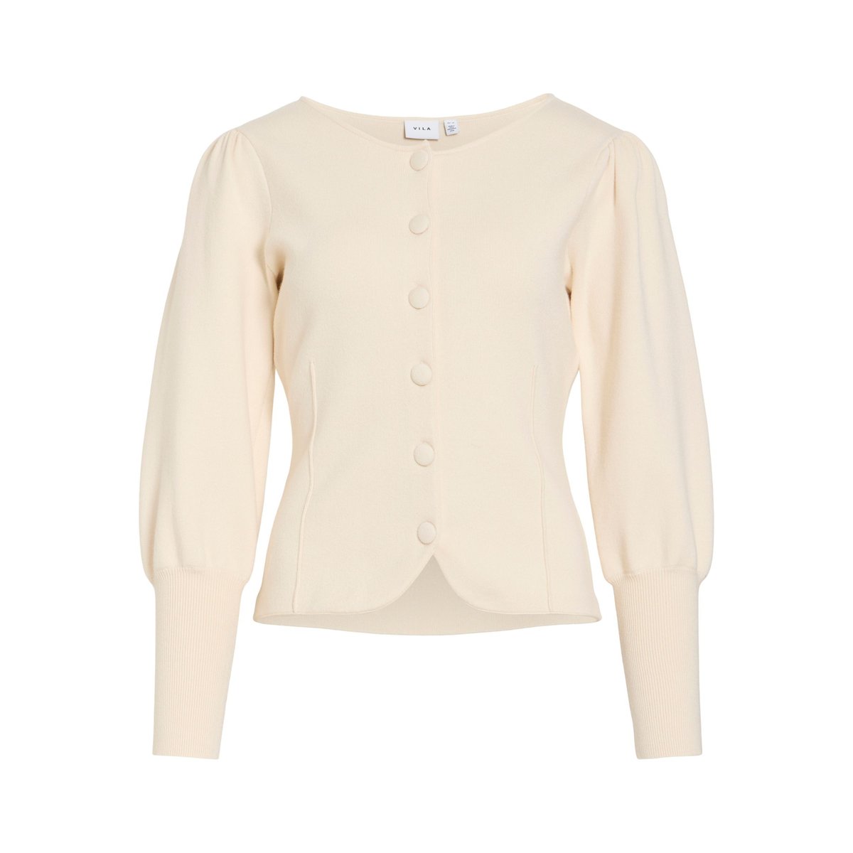 Cardigan En Maille beige - birch1, VILA