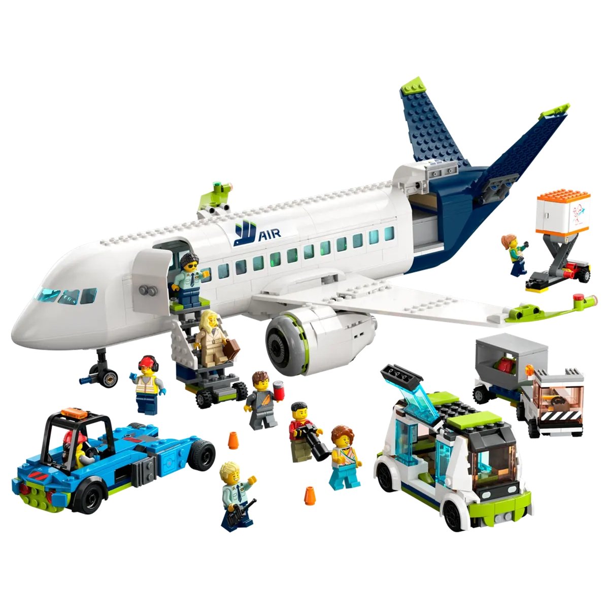 City L'avion de ligne multicolore, LEGO