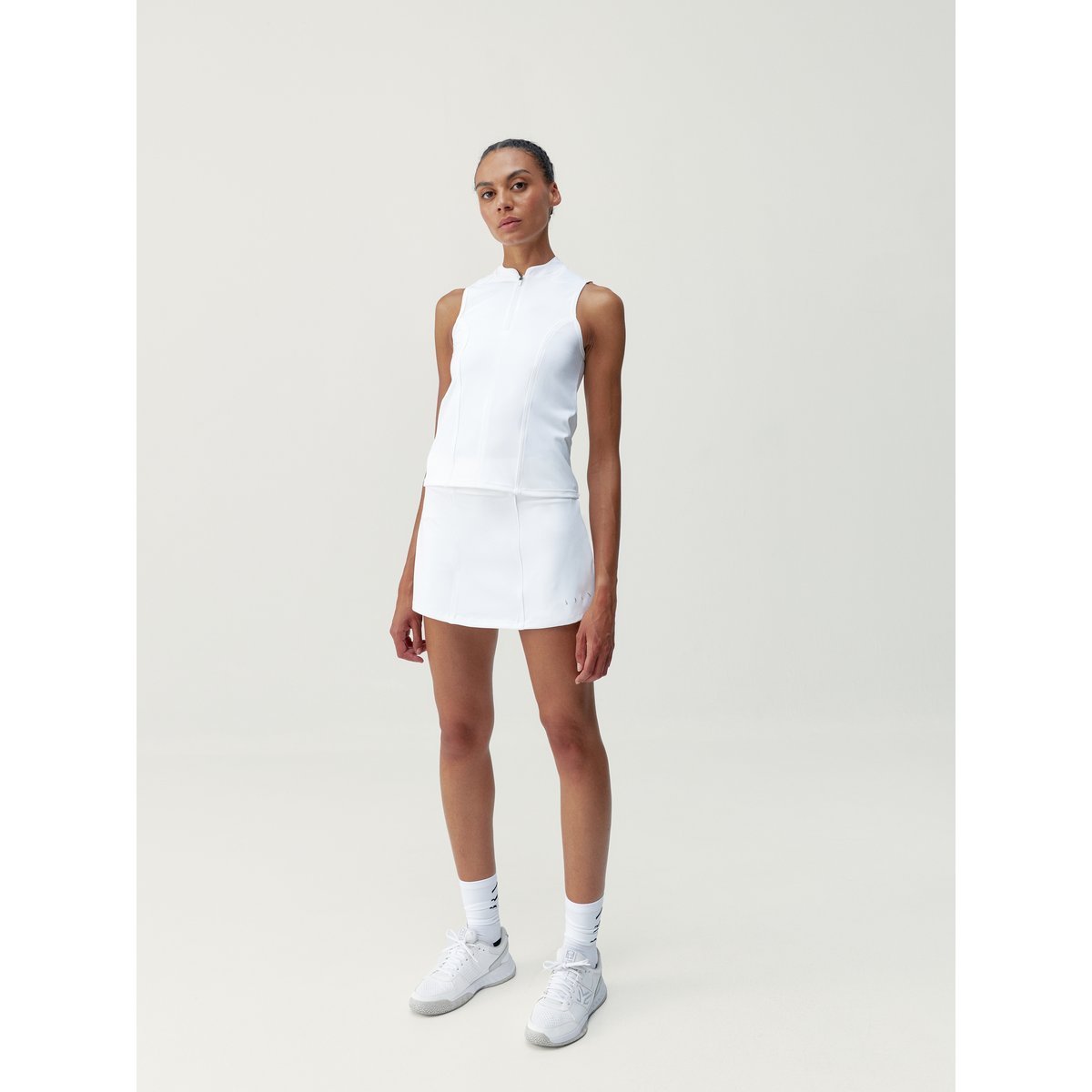 Jupe de Sport Tennis Performance VALLEY blanc, BORN