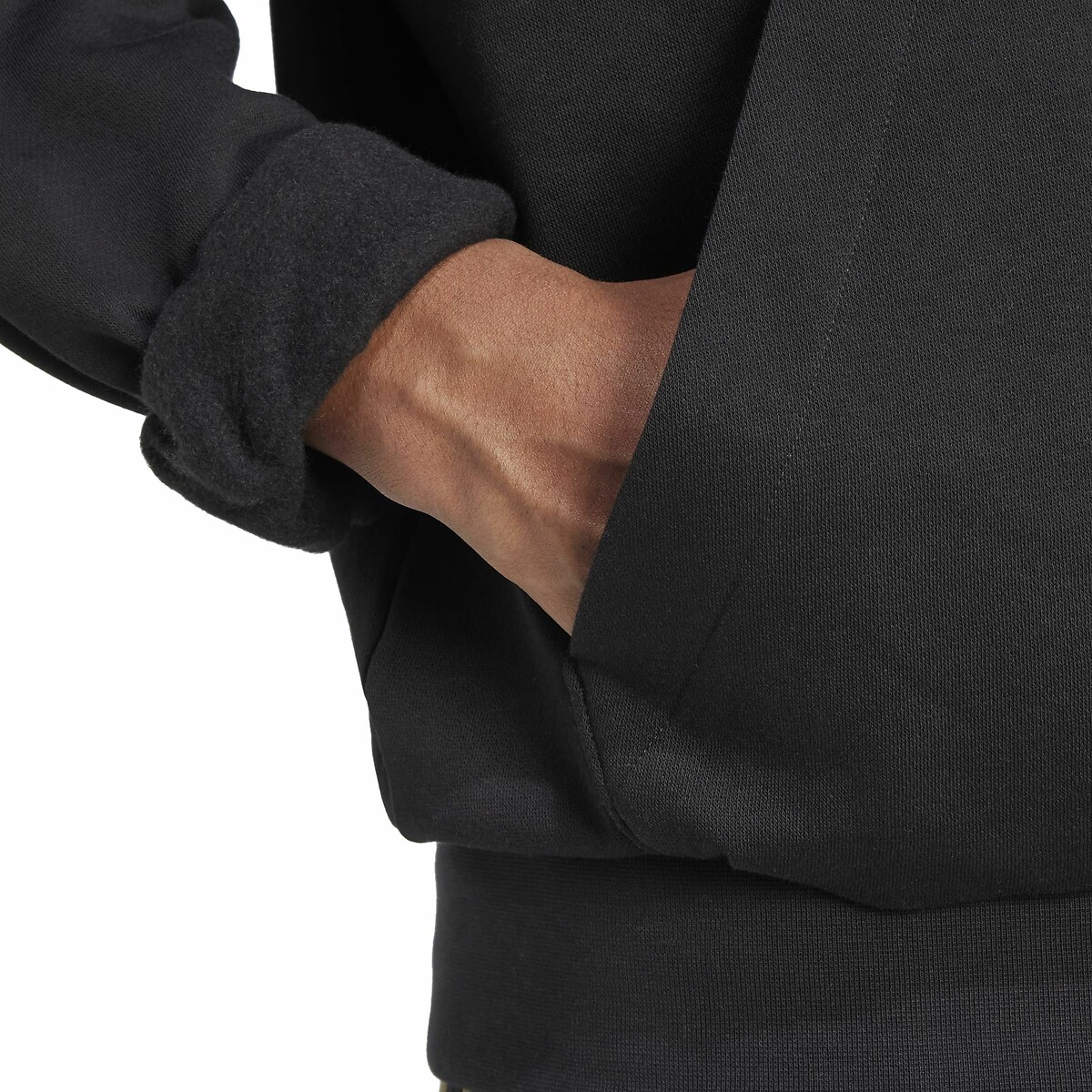 Sweat molleton à capuche essentiel Feelcozy noir, ADIDAS SPORTSWEAR