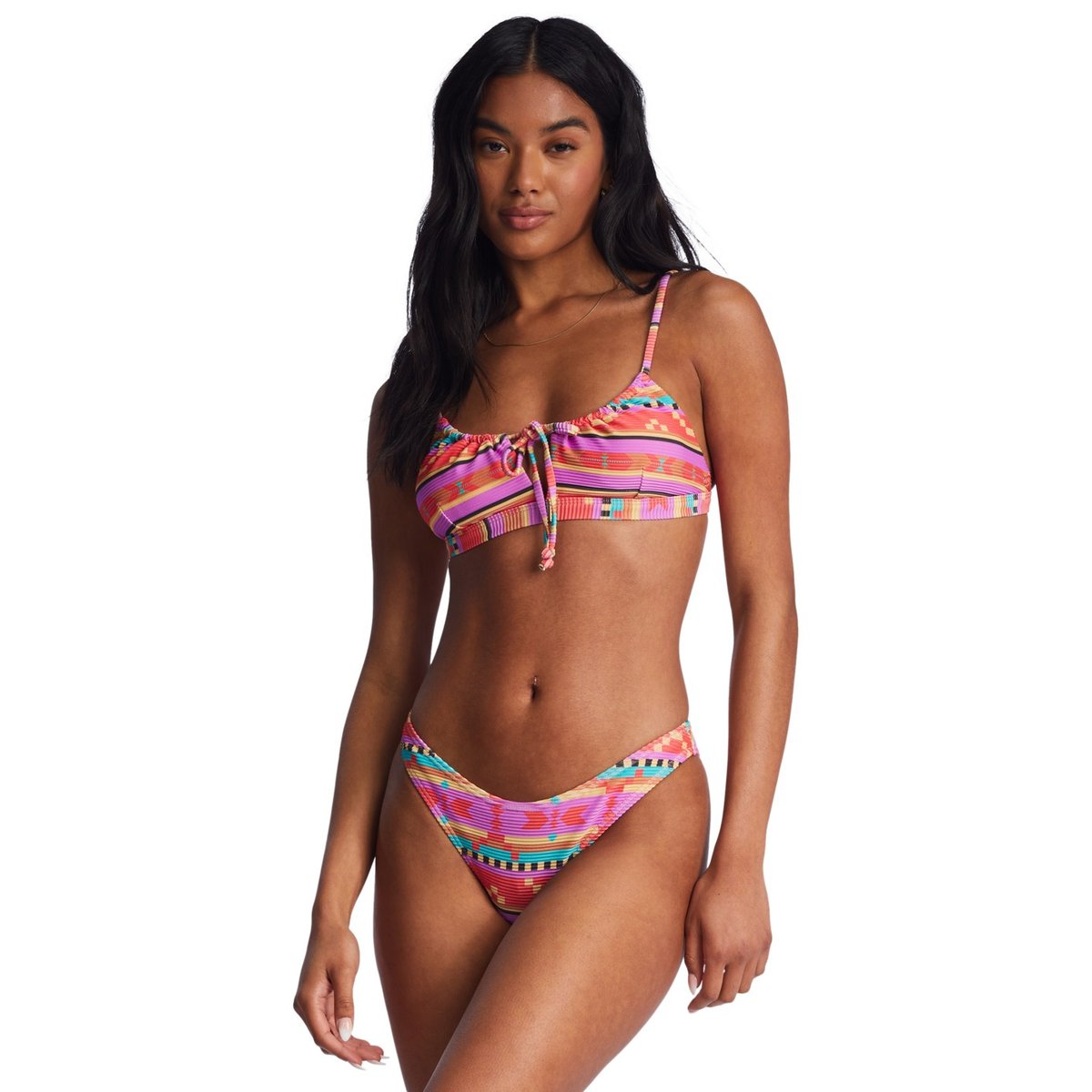 Bas de bikinis BAJA RISING HIKE rouge bright poppy, BILLABONG