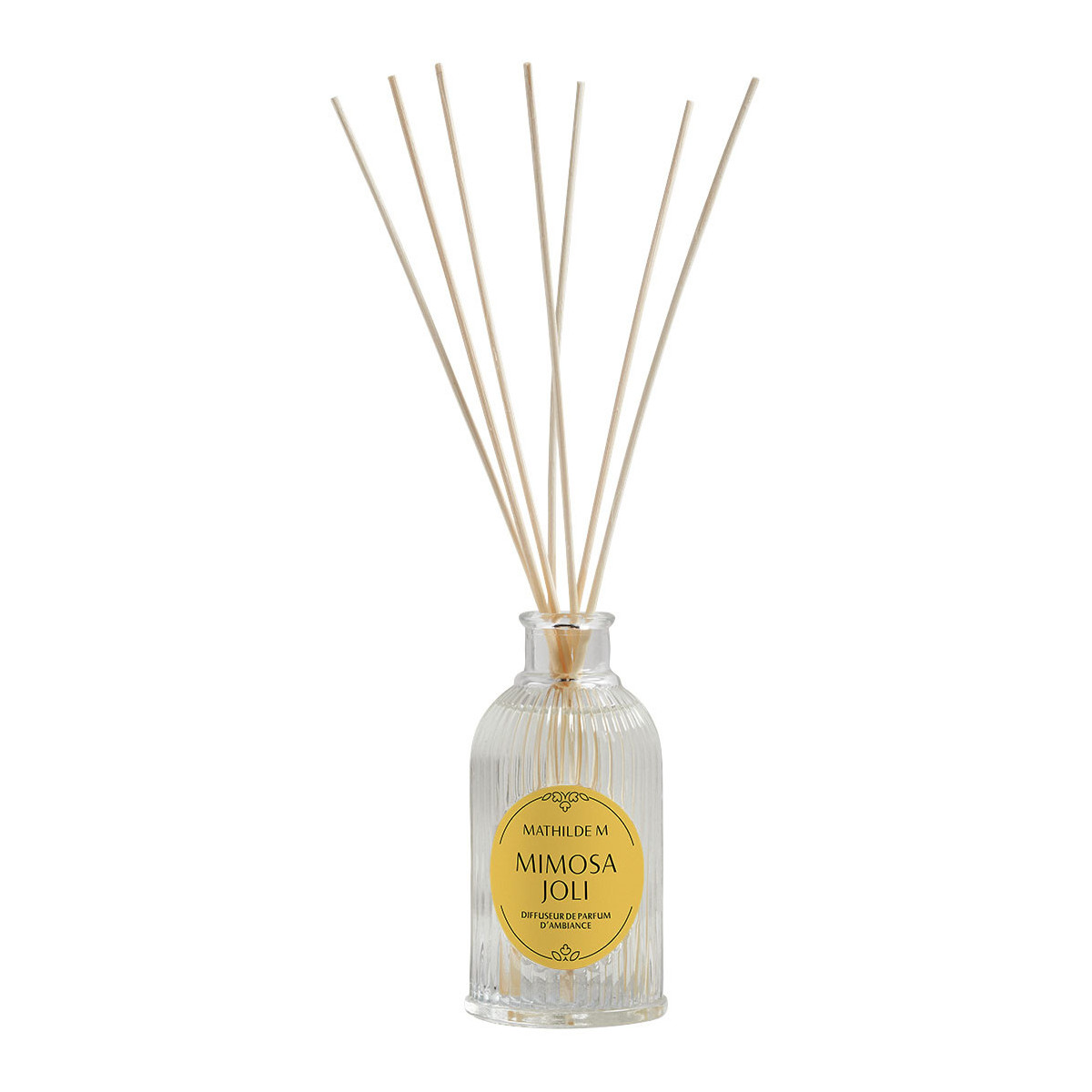 Diffuseur parfum d'ambiance 200 ml - Mimosa transparent, MATHILDE M