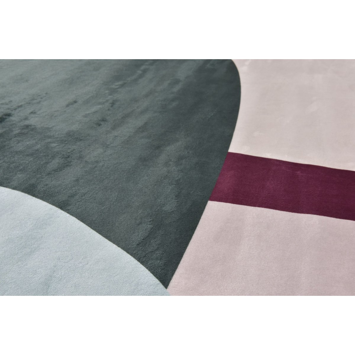 Tapis de salon imprimé - SHAPES vert multicolore, TOM TAILOR