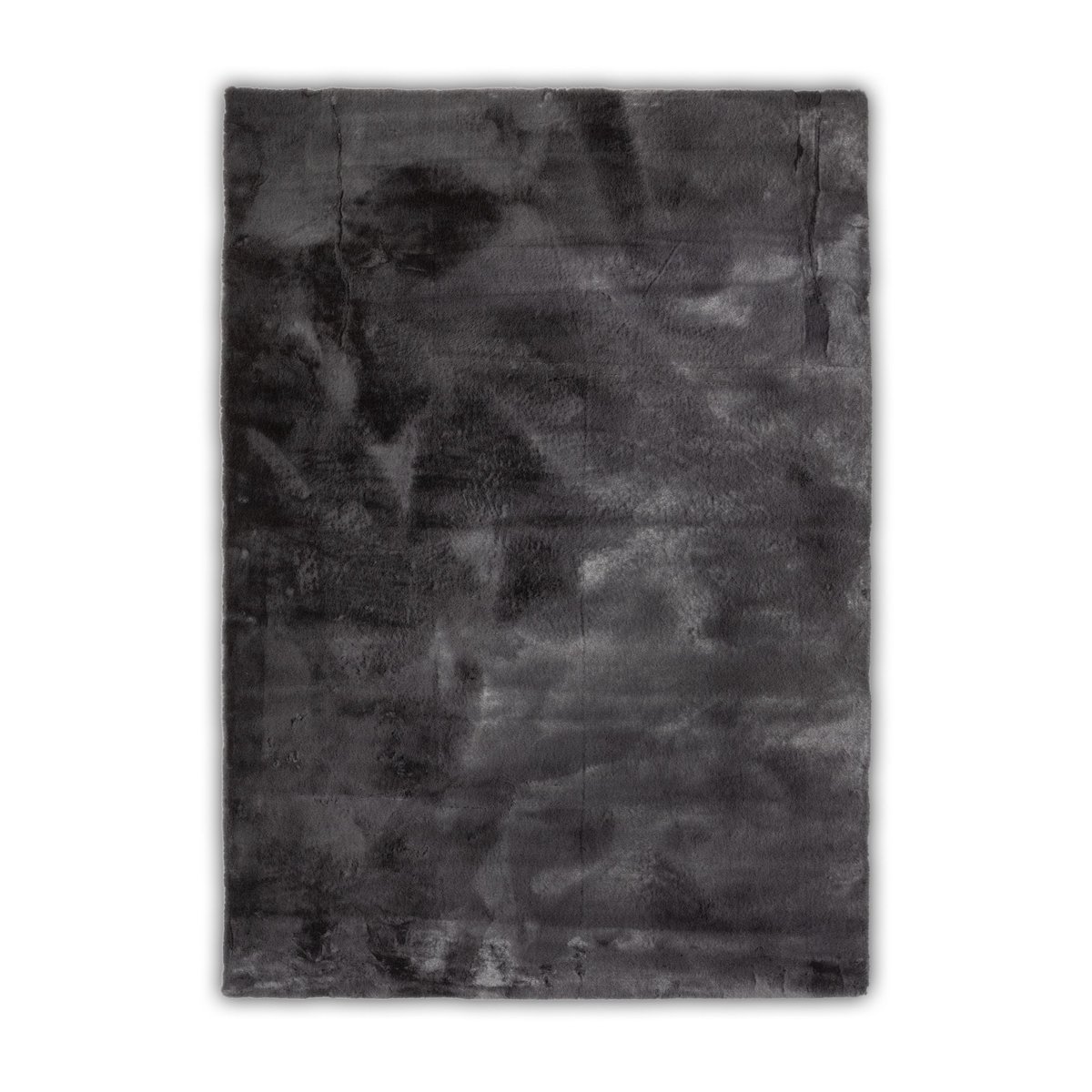 Tapis moelleux tissé en polyester - CHIARA anthracite, GINO FALCONE