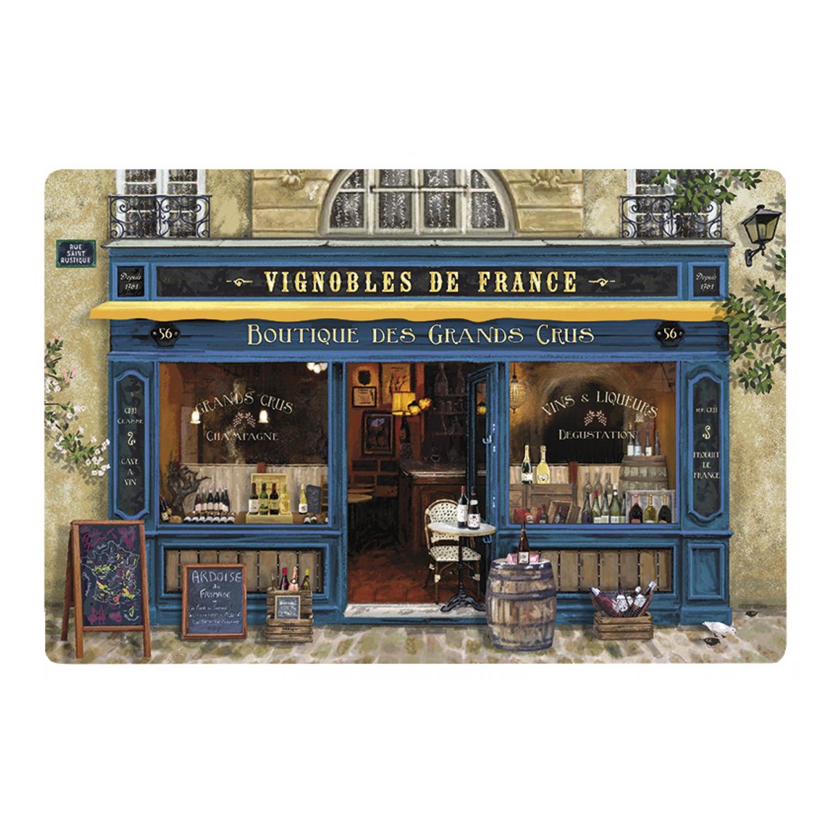 Set de table Boutique Vignobles de France assortis, WINKLER