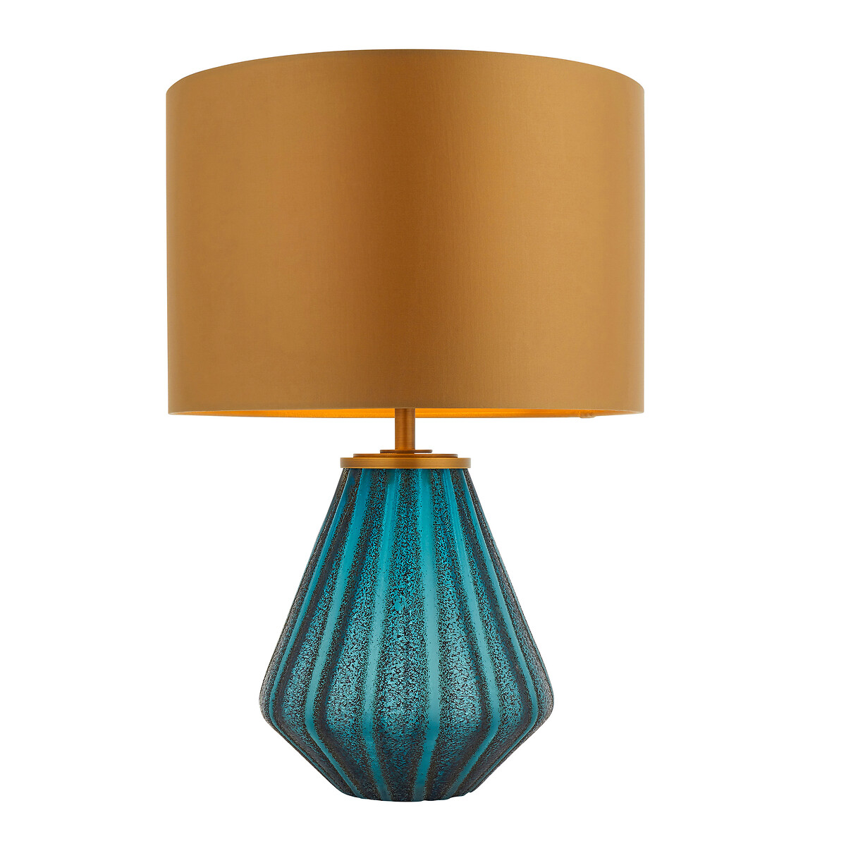 Cyrus Turqoise Glass Table Lamp aqua , SO'HOME